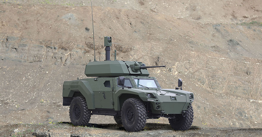 Otokar collaborates with AXLETECH for its new Armoured AKREP IIe Electric Vehicle