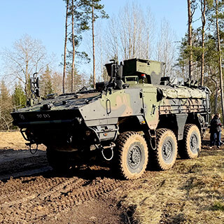 ARMA 6x6 araçlarımız Estonya’da tanıtıldı